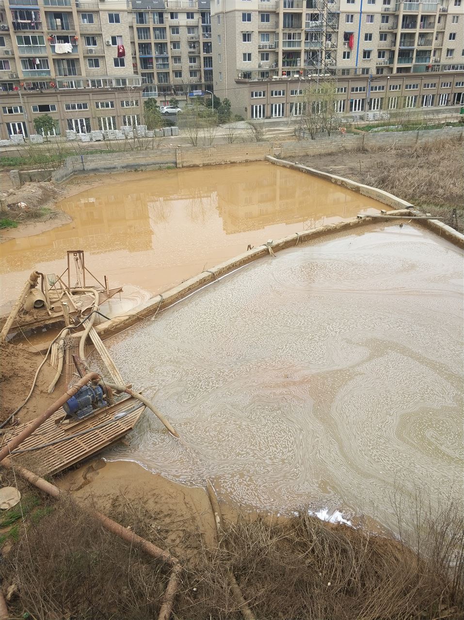 嘉陵沉淀池淤泥清理-厂区废水池淤泥清淤